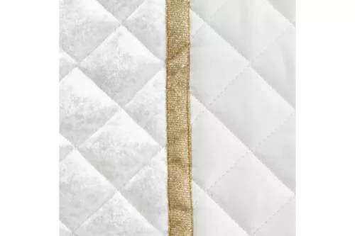 Kristin bársony ágytakaró Fehér 220x240 cm