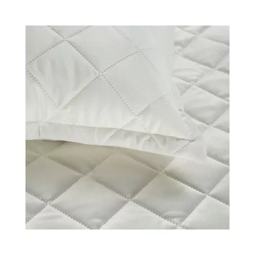 Kristin1 bársony párnahuzat Fehér 60x60 cm