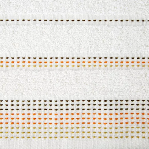 Pola csíkos törölköző Krémszín 70x140 cm