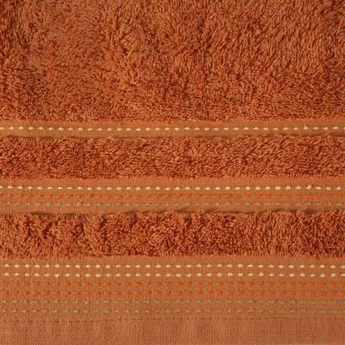 Pola csíkos törölköző Narancssárga 70x140 cm