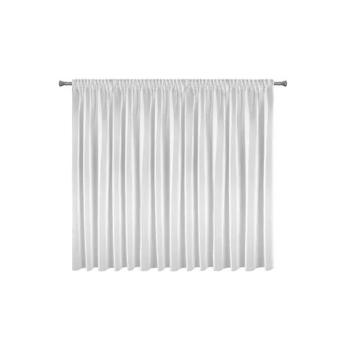 Esel fényes mikrohálós fényáteresztő függöny Fehér 350x150 cm