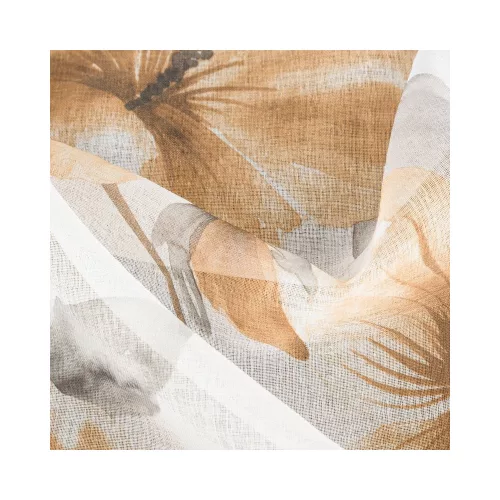 Sofia mintás dekor függöny Fehér/piros 140x250 cm