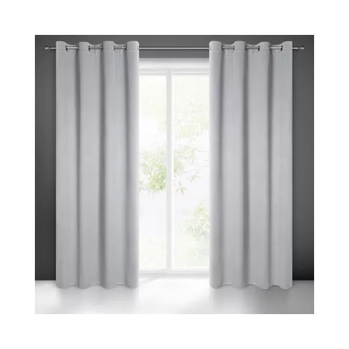 Amaro sötétítő függöny apró szerkezeti mintával Szürke 135x250 cm