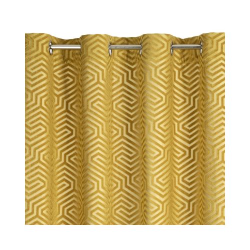 Inga Pierre Cardin bársony függöny Mézsárga 140x250 cm