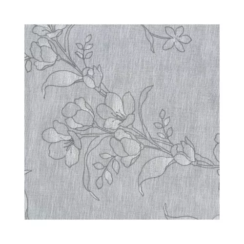 Fiore mintás dekor függöny Fehér/szürke 140x250 cm