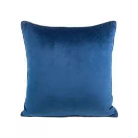   Mel kétoldalú bársony párnahuzat Gránátkék/ezüst 40x40 cm