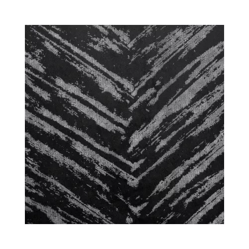 Sara bársony sötétítő függöny Fekete/ezüst 140x250 cm