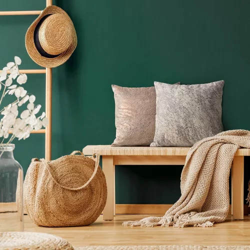 Riva bársony párnahuzat Krémszín 40x40 cm