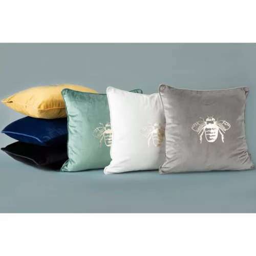 Blink14 bársony párnahuzat Sötétzöld 45x45 cm