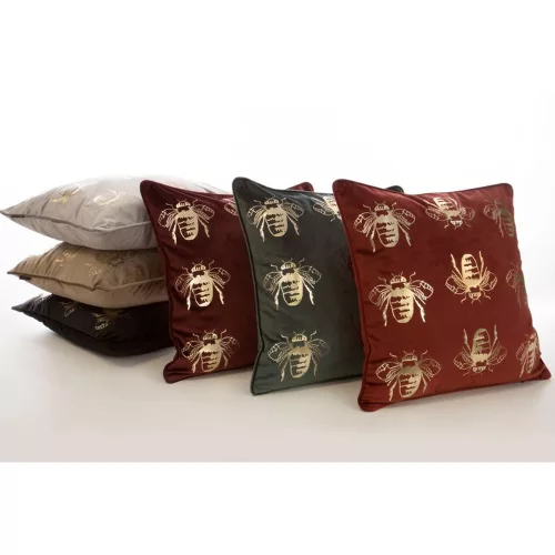 Blink15 bársony párnahuzat Mézsárga 45x45 cm