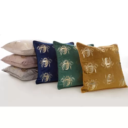 Blink15 bársony párnahuzat Sötétzöld 45x45 cm