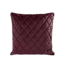 Steppelt bársony párnahuzat Burgundi vörös 45x45 cm