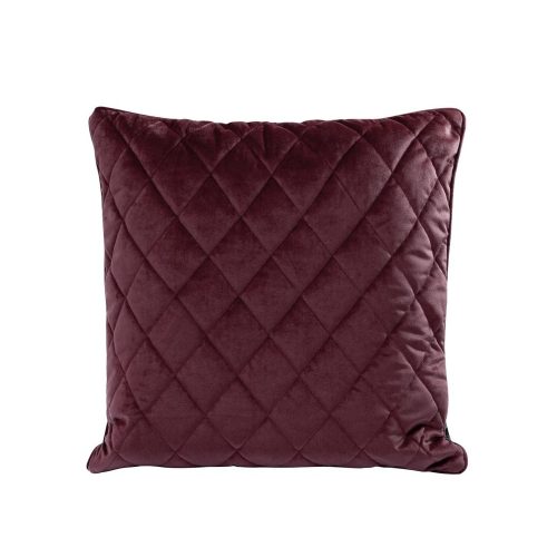 Steppelt bársony párnahuzat Burgundi vörös 45x45 cm