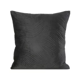Ria5 bársony párnahuzat Fekete 45x45 cm