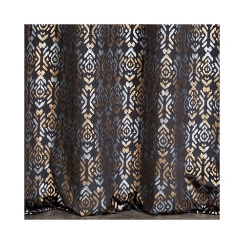 Laura bársony sötétítő függöny Fekete 140x250 cm