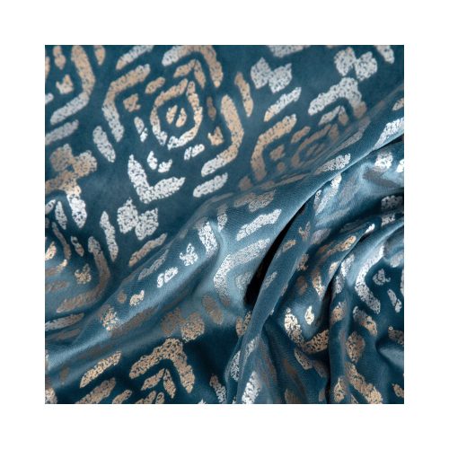 Laura kék sötétítő függöny bársony 140x250 cm