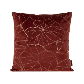   Blink17 bársony párnahuzat Téglavörös/világos arany 45x45 cm