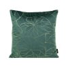 Blink17 bársony párnahuzat Sötét menta/világos arany 45x45 cm