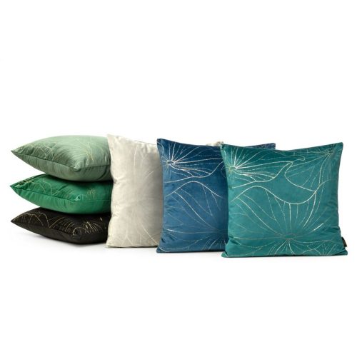 Blink25 bársony párnahuzat Ezüst/világos arany 45x45 cm