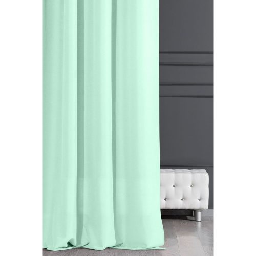Adore egyszínű dekor függöny Világos menta 140x250 cm