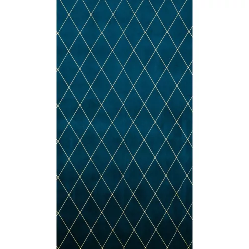 Margo Pierre Cardin bársony sötétítő függöny Gránátkék/arany 140x250 cm
