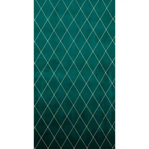 Margo Pierre Cardin bársony sötétítő függöny Türkiz/arany 140x250 cm