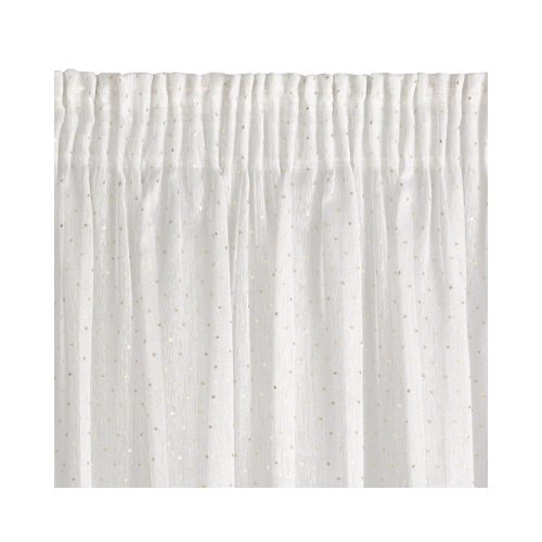 Sibel mintás dekor függöny Fehér/pezsgő 300x150 cm