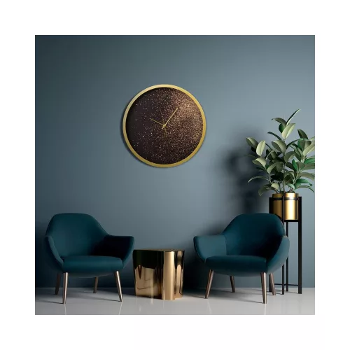 Ze20 falióra Fekete 60x5x60 cm