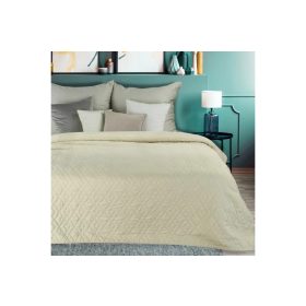 Boni2 mikroszálas ágytakaró Bézs 200x220 cm