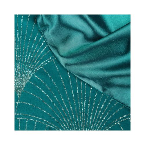 Blink14 bársony asztali futó Sötét türkiz 35x140 cm