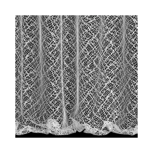 Amanda hálós szerkezetű kész csipke függöny Fehér 140x270 cm