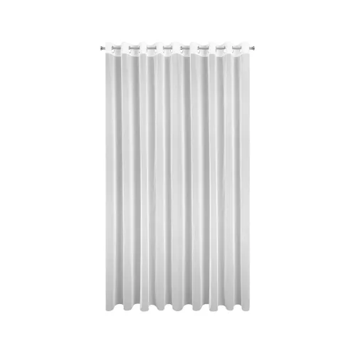 Esel fényes mikrohálós fényáteresztő függöny Fehér 400x250 cm