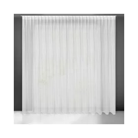   Tonia fényáteresztő függöny fényes mikrohálóból mennyezeti sínhez Fehér 300x300 cm