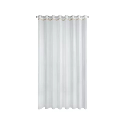 Meril fényáteresztő függöny Fehér/arany 300x250 cm