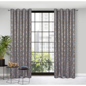   Areta bársony sötétítő függöny Acélszürke 140x250 cm