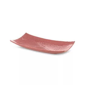 Sena1 dekoratív kerámia tál Rózsaszín 45x25x8 cm