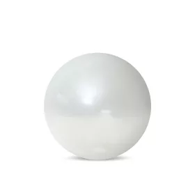Gabi üveg gömb Fehér/arany 11x11x11 cm