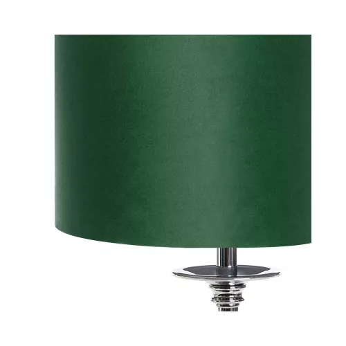 Monik asztali lámpa bársony búrával Sötétzöld 30x30x53 cm