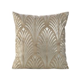   Blink27 bársony párnahuzat Sötét bézs/világos arany 45x45 cm