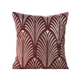   Blink27 bársony párnahuzat Téglavörös/világos arany 45x45 cm