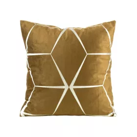 Blink28 bársony párnahuzat Mézsárga/ezüst 45x45 cm