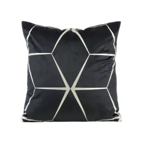 Blink28 bársony párnahuzat Fekete/ezüst 45x45 cm