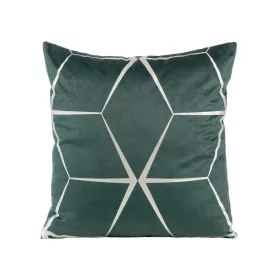 Blink28 bársony párnahuzat Sötét menta/ezüst 45x45 cm