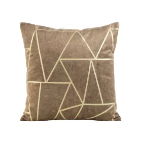   Blink29 bársony párnahuzat Sötét bézs/világos arany 45x45 cm
