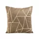 Blink29 bársony párnahuzat Sötét bézs/világos arany 45x45 cm
