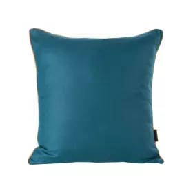   Premium mako-szatén párnahuzat Sötét türkiz/arany 45x45 cm