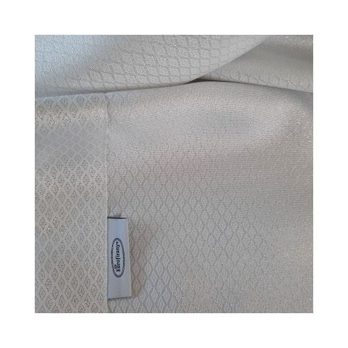 Jowita lurex asztalterítő Fehér/ezüst 85x85 cm