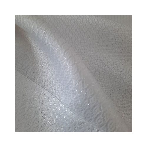 Jowita lurex asztalterítő Fehér/ezüst 85x85 cm