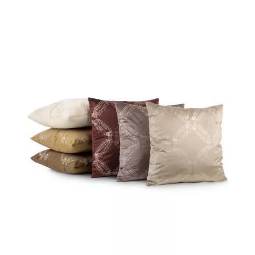 Blink30 bársony párnahuzat Sötét bézs/világos arany 45x45 cm