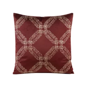   Blink30 bársony párnahuzat Téglavörös/világos arany 45x45 cm